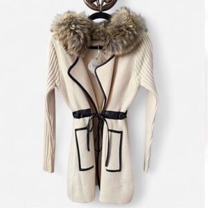 Simply couture NWT sweater coat S